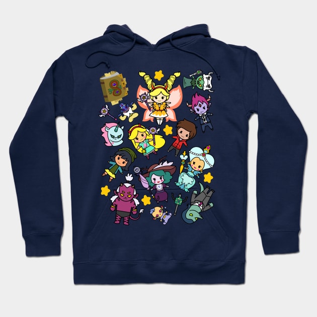 STAR VS EVIL Hoodie by wss3